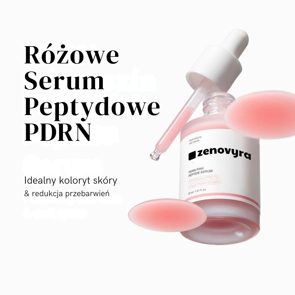PDRN Pink Serum Peptide – Głębokie nawilżenie, efekt "Glass Skin